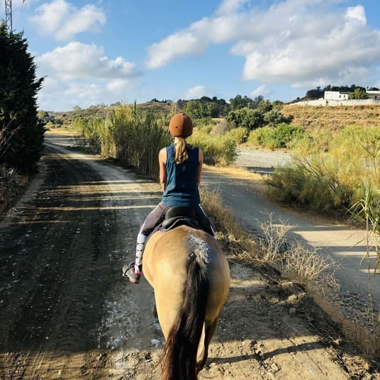 Ruta a caballo para principiantes en Mijas